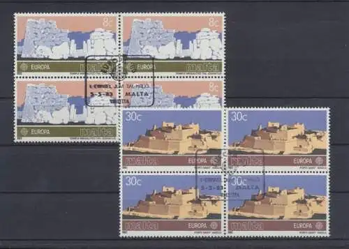 Malta, Michel Nr. 680-681 (4), gestempelt - 63290