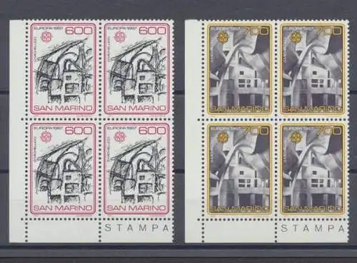 San Marino, Michel Nr. 1354-1355 (4), postfrisch - 63771