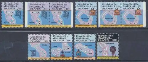 Marshall-Inseln, Michel Nr. 40-45 A/D, postfrisch / MNH - 606223