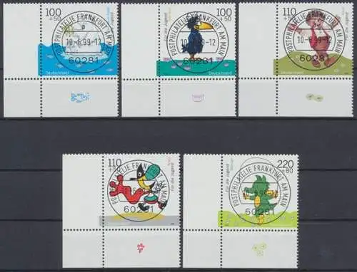 Deutschland (BRD), Michel Nr. 2055-2059 E l u, Ersttagsstempel Frankfurt - 605630