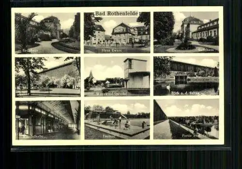 Bad Rothenfelde, Badehaus, Haus Ewers, Freibad u. andere Ortsansichten - 412621