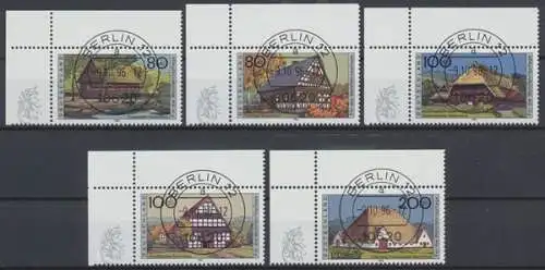 Deutschland (BRD), Michel Nr. 1883-1887 E l o, Ersttagsstempel Berlin - 605636