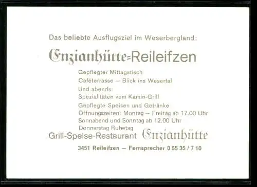 Reileifzen, Enzianhütte, Grill-Speise-Restaurant - 412610