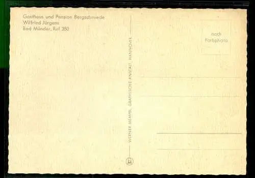 Bad Münder, Gasthaus Bergschmiede, Wilfried Jürgens - 412873