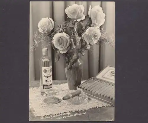 Geburtstagswünsche mit Aquavit und Zigarren - 412603