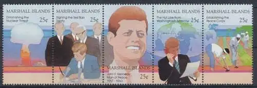 Marshall-Inseln, Michel Nr. 194-198 ZD, postfrisch / MNH - 606238