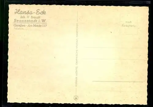 Sennestadt, Hansa-Eck, Inh. H. Brandt - 412956