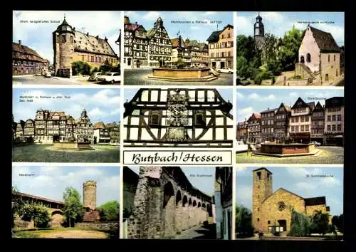 Butzbach/Hessen, 9 Bilderkarte - 413356