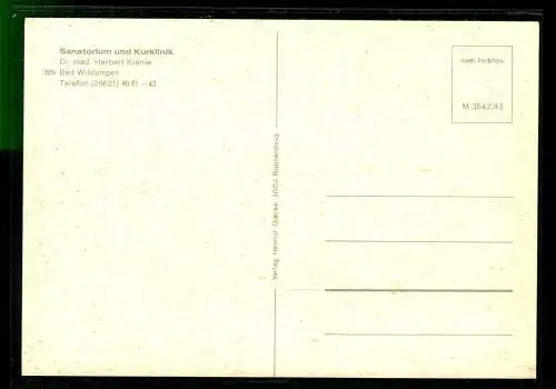 Bad Wildungen, Sanatorium, Haus Panorama - 413067