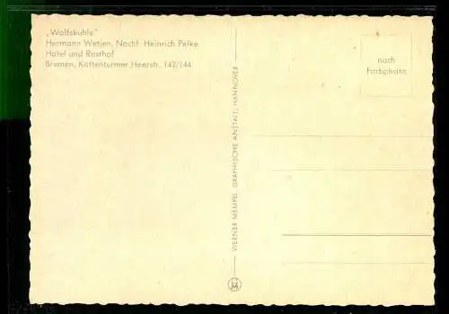 Bremen, Hotel "Wolfskuhle" - 413081