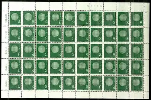 Deutschland (BRD), MiNr. 620, 50er Bogen, FN 2, postfrisch - 606847M