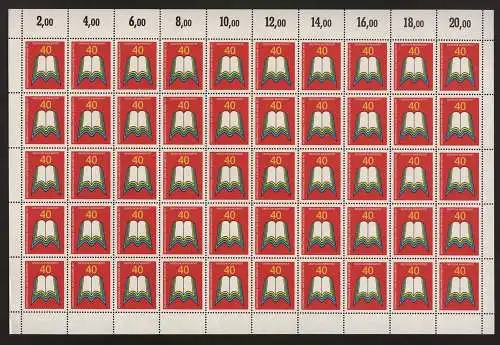 Deutschland (BRD), MiNr. 740, 50er Bogen, postfrisch - 607192M