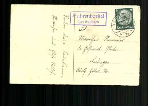 Bahrenborstel über Sulingen, Landpoststempel - 510361