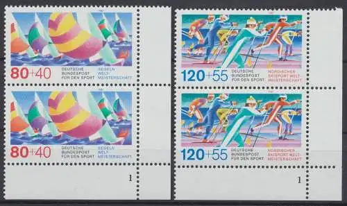 Deutschland (BRD), MiNr. 1310-1311, senkr. Paare, FN 1, postfrisch - 607755