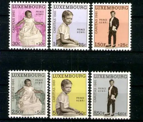 Luxemburg, MiNr. 649-654, postfrisch - 692539