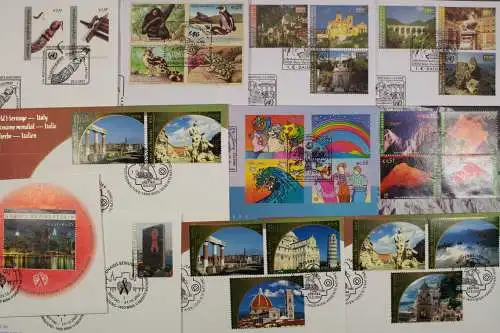 UNO - Wien, MiNr. 351-Block 16, 11 UNPA-Ersttagsbriefe - 610558