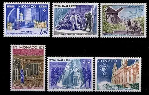 Monaco, MiNr. 1364-1369, postfrisch - 608838