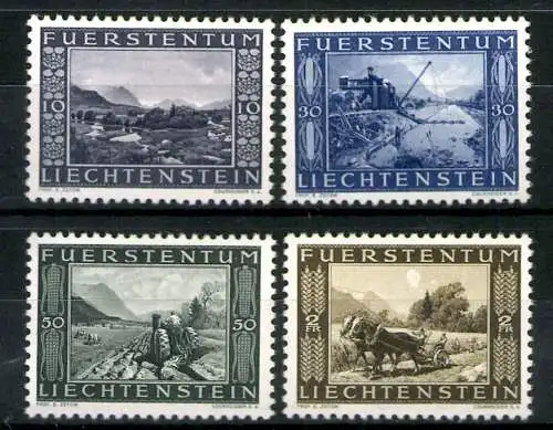 Liechtenstein, MiNr. 218-221, postfrisch - 608491