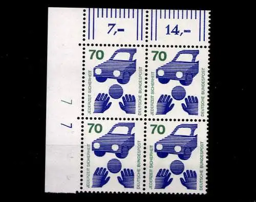 Deutschland (BRD), MiNr. 773, VB, grünes + blaues DZ, postfrisch - 609090