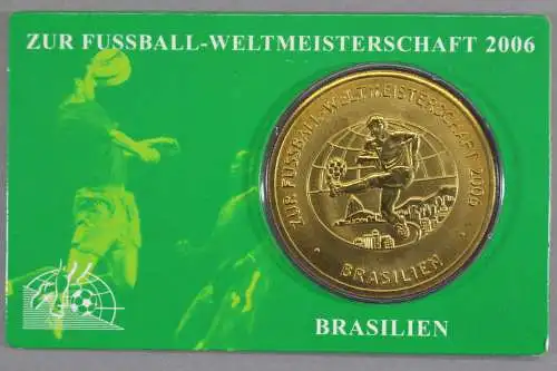 Medaille zur Fussball WM 2006, Ausgabe für Brasilien - 800684