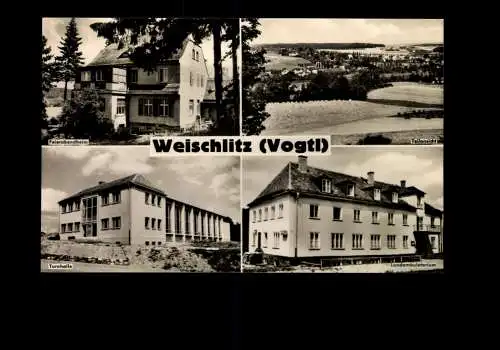 Weischlitz, Vogtland, 4 Bilderkarte - 414440