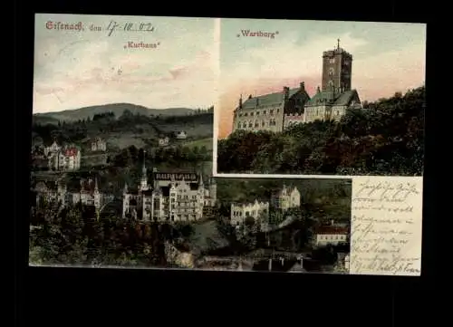 Eisenach, Kurhaus und Wartburg - 413953