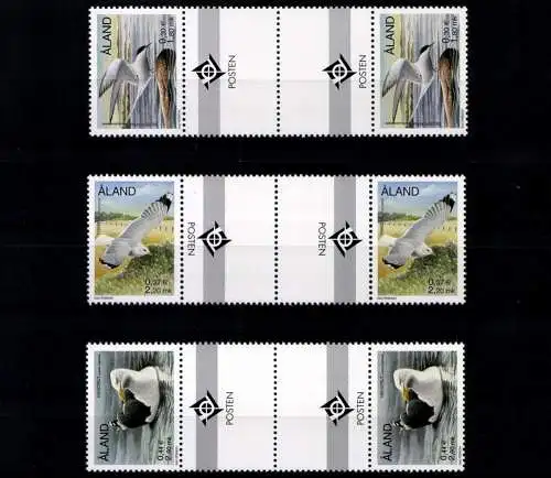 Aland, 10 Zwischenstegpaare aus 2000, postfrisch / MNH - 610840