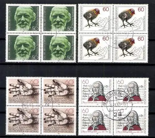 Deutschland (BRD), MiNr. 1056,1085,1102,1104 VB, gestempelt - 612874