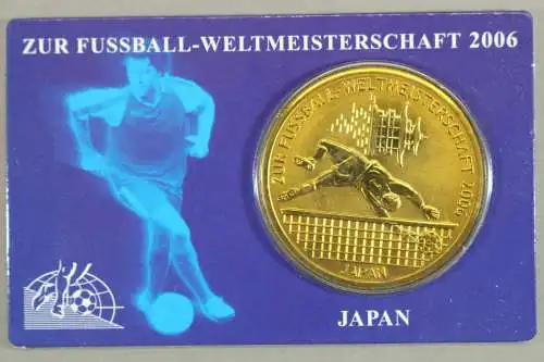 Medaille zur Fussball WM 2006, Ausgabe für Japan - 800683