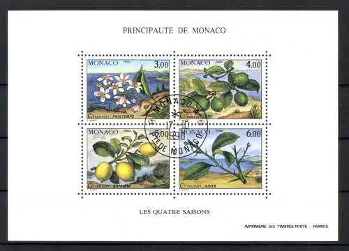 Monaco, MiNr. Block 49, gestempelt - 612983