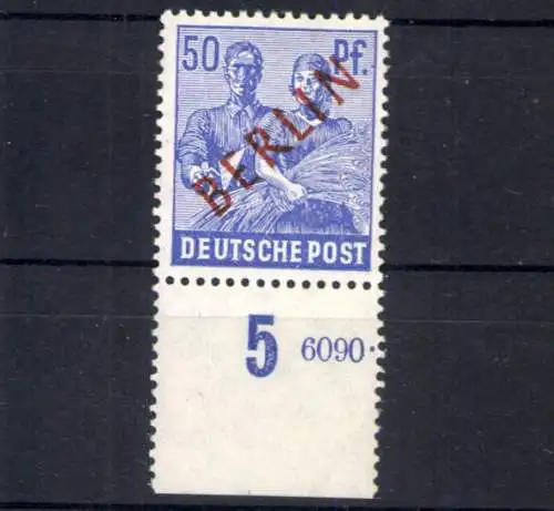 Berlin, MiNr. 30 halbe HAN, Altsignatur Schlegel, postfrisch - 612528