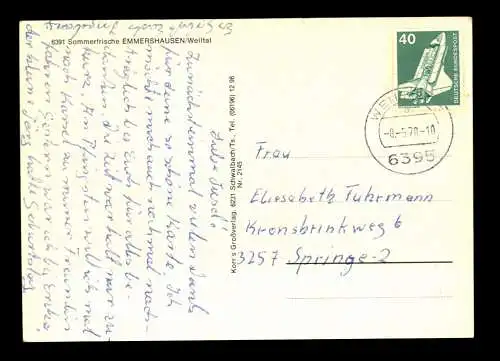 Emmershausen, OT v. Weilrad, 4 Bilderkarte - 415189