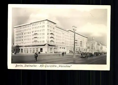 Berlin, Stalinallee, HO Gaststätte "Warschau" - 415495