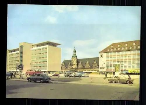 Leipzig, Altes Rathaus, Messeamt und Messehaus am Markt - 415884