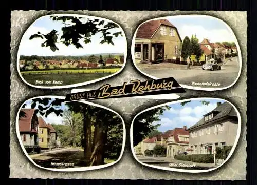 Rehburg, bei Nienburg, 4 Bilderkarte - 415886