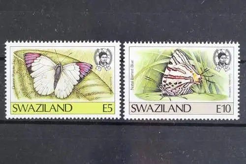 Swaziland, Schmetterlinge, MiNr. 526 + 527, postfrisch - 616422