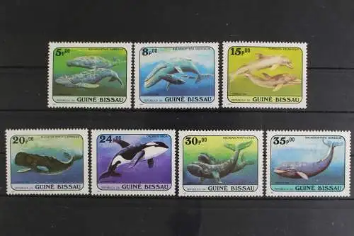 Guinea-Bissau, Fische / Meerestiere, MiNr. 804-810, postfrisch - 616659