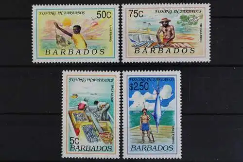 Barbados, Fische / Meerestiere, MiNr. 774-777, postfrisch - 616642