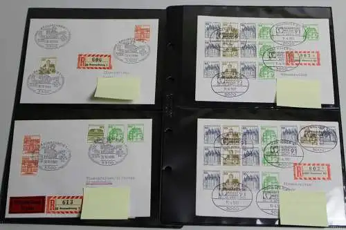 Deutschland (BRD) Letterset, 40 Belege, darunter auch Einschreiben - 701617