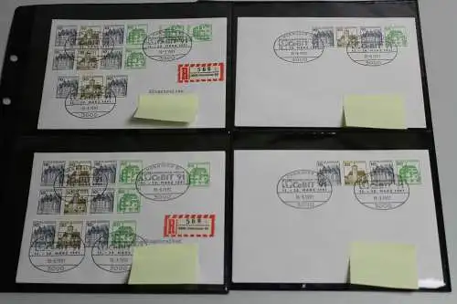 Deutschland (BRD) Letterset, 40 Belege, darunter auch Einschreiben - 701617
