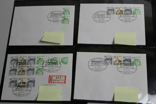 Deutschland (BRD) Letterset, 40 Belege, darunter auch Einschreiben - 701617