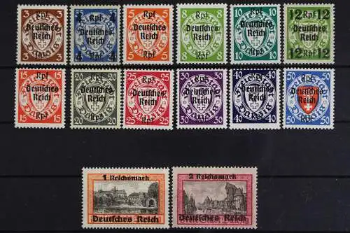 Deutsches Reich, MiNr. 716-729, postfrisch - 619408