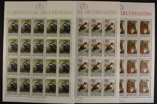 Liechtenstein, MiNr. 1066-1068, 20er Bogensatz, postfrisch - 621487