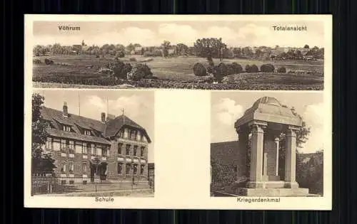 Vörum, Totalansicht, Schule, Kriegerdenkmal - 416570