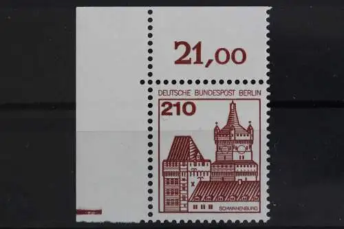 Berlin, MiNr. 589, Ecke li. oben, Plattenzeichen, postfrisch - 625851