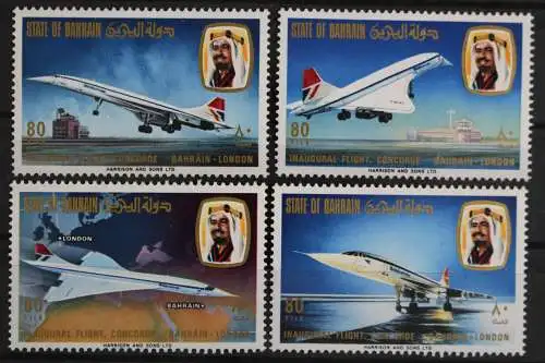 Bahrain, Flugzeuge, MiNr. 248-251, postfrisch - 630032