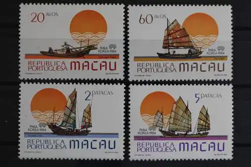 Macau, Schiffe, MiNr. 528-531, postfrisch - 628145