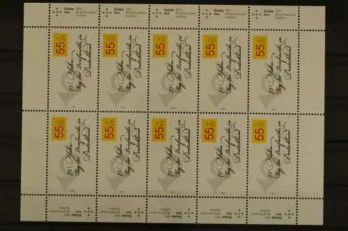 Deutschland, MiNr. 2882, Kleinbogen Tag d. Briefmarke, postfrisch - 631153