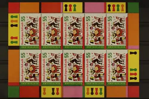 Deutschland, MiNr. 2783, Kleinbogen, Brettspiel, postfrisch - 631173