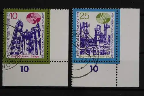 DDR, MiNr. 1700-1701, Ecken rechts unten, gestempelt - 629300